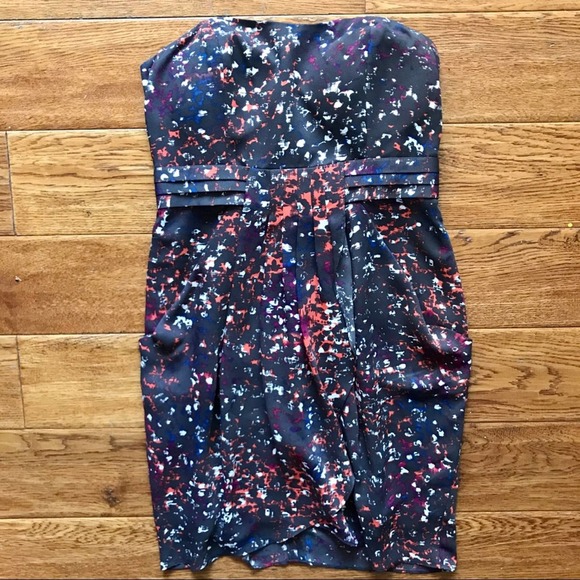 BCBGeneration Mini Dress Multicolor Grey Size 2 - Picture 1 of 11